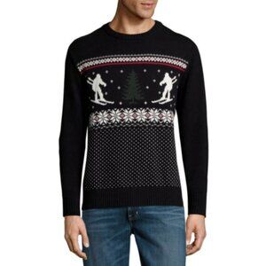 St Johns Bay Long Sleeve Holiday Pullover Sweater